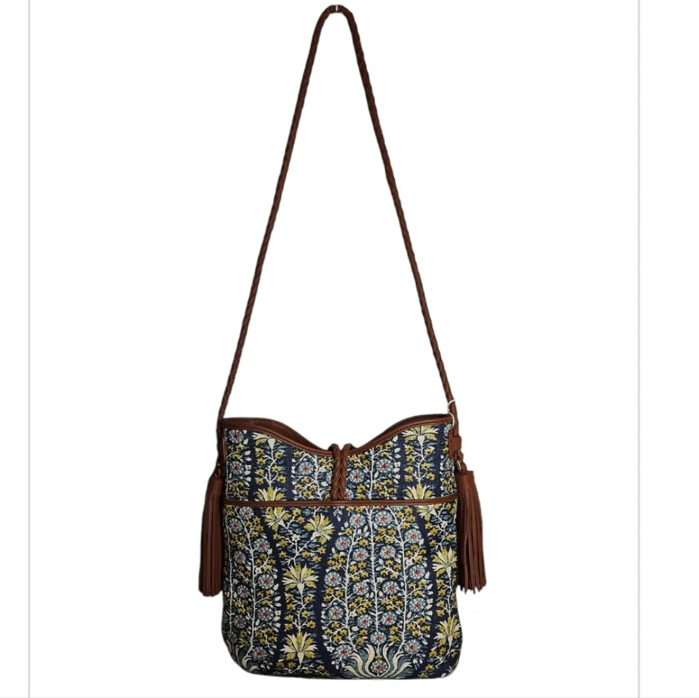Spartina 449 Lyla Hobo Bag and Matching Grab n Go Keychain Jones Hundred